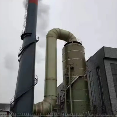 Glasvezel FRP GRP Afvalgas Ontzwaveling Toren Voor Afvoergaszuivering