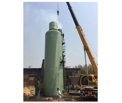 FRP GRP ontzwaveling scrubber nat stofverzamelaar afvalgas scrubber adsorptie kolom