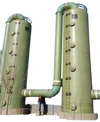 Glasvezelversterkte kunststof ontzwaveling toren FRP Cyclone Plate toren Verticaal