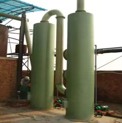 Glasvezelversterkte kunststof ontzwaveling toren FRP Cyclone Plate toren Verticaal