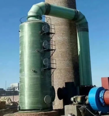 Aangepaste FRP-ontzwavelingstoren Industriële GRP-zuiveringstorenkolom