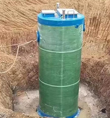 Op maat gemaakte geïntegreerde FRP-pompstations geprefabriceerde afvalwaterpompstations