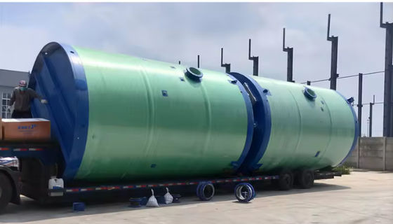 Op maat gemaakte geïntegreerde FRP-pompstations geprefabriceerde afvalwaterpompstations