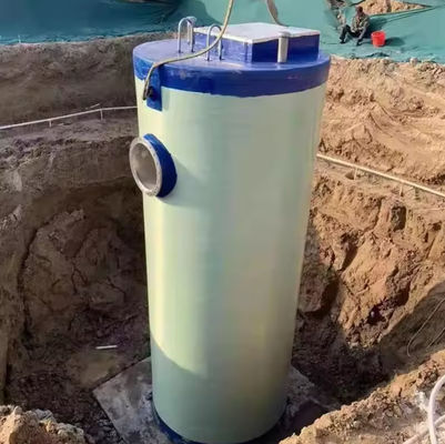 Hoog geïntegreerde afvalwateropheffing regenwaterpompstation FRP GRP-structuur