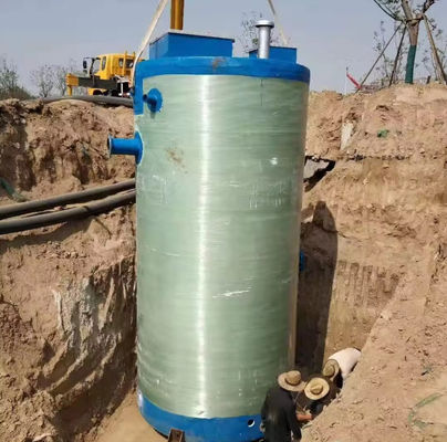 Grote capaciteit geïntegreerd afvalwaterophefstation Prefabriekeerd afvalwaterpompstation