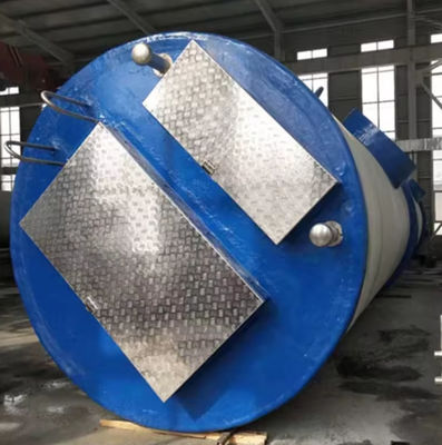 FRP bouw afvalwaterpompstation geprefabriceerd glasvezel afvalwaterpompstation