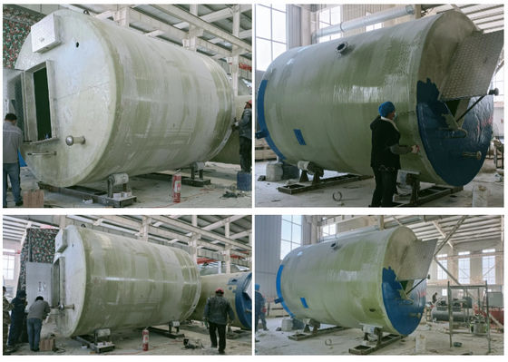 Grp Glasvezel Frp Afvalpompstation Prefabricated Integrated Household Wastewater