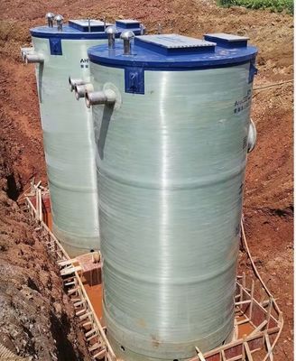 Prefabricated Integrated Submersible FRP Pump Station voor gemeentelijke afvalwaterzuivering