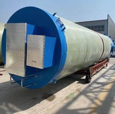Prefabricated Integrated Submersible FRP Pump Station voor gemeentelijke afvalwaterzuivering