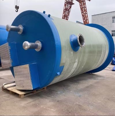 Voorgefabriceerde onderwaterpompstations van FRP voor het opheffen van water en het zuiveren van afvalwater