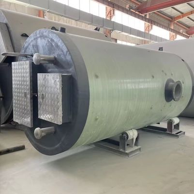 Voorgefabriceerde onderwaterpompstations van FRP voor het opheffen van water en het zuiveren van afvalwater