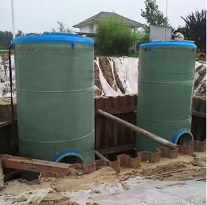 Frp GRp geïntegreerd hefstation pomp, regenwaterverzameling riool liften station