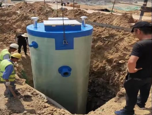 Ondergrondse geïntegreerde FRP-pompstation Volledig automatische afvalwaterpompstation