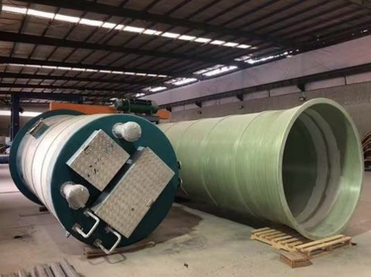 Ondergrondse geïntegreerde FRP-pompstation Volledig automatische afvalwaterpompstation