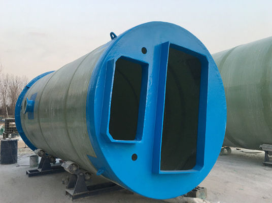 100m3/h Frp Regenwater rioolwater Prefab pompstations geïntegreerd hefpompstation