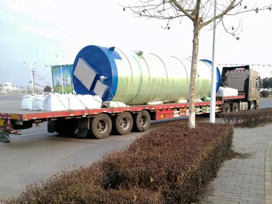 100m3/h Frp Regenwater rioolwater Prefab pompstations geïntegreerd hefpompstation