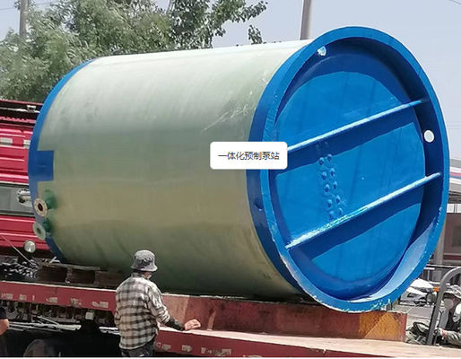 OEM Prefabricated Integrated FRP Pump Station Commercieel afvalwaterheffingsstation