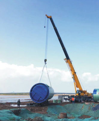 OEM Prefabricated Integrated FRP Pump Station Commercieel afvalwaterheffingsstation