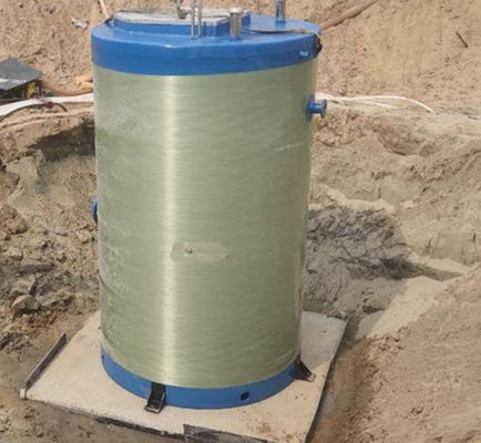 Industrieel en commercieel FRP pompstation, afvalwater lift station PLC-controle