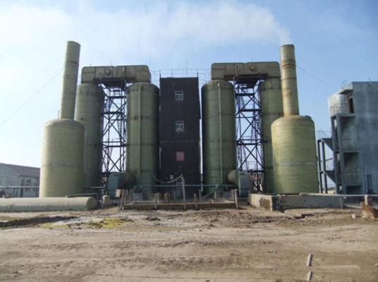 Lichtgewicht FRP GRP Brom-extractietoren Onderhoud minder Voor zeewaterproductie