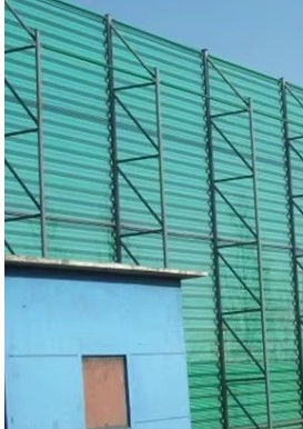 Highway Windproof Glass Fiber Dust Control Screen Stofonderdrukking Net 3000x400mm