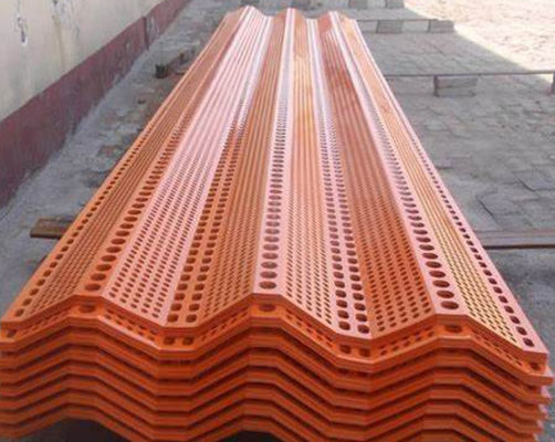 Highway Windproof Glass Fiber Dust Control Screen Stofonderdrukking Net 3000x400mm