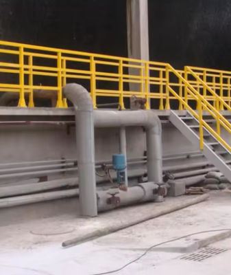 Weerbestendige glasvezelrail GRP FRP Railing Systemen voor buitenstappen