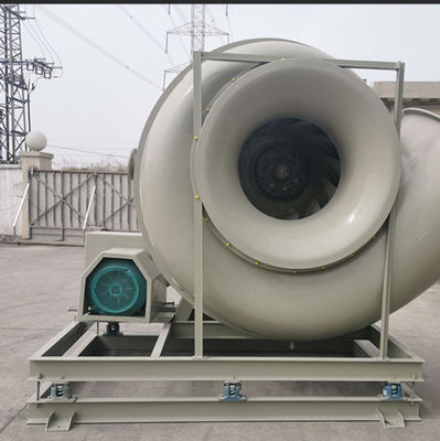 Hoog windvermogen Ronde FRP Centrifugal Blower Fan Anti Corrosion Lage geluid