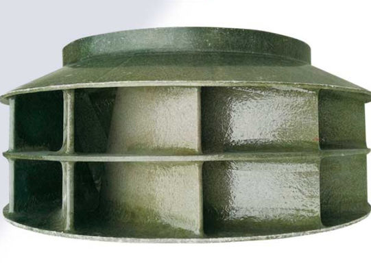 Explosiebestendige FRP-centrifuge ventilator-impeller lichtgewicht 1900-78000 m3/h
