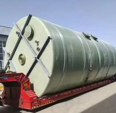 Fiberversterkte FRP chemische opslagtanks Anti corrosieve aangepaste kleur