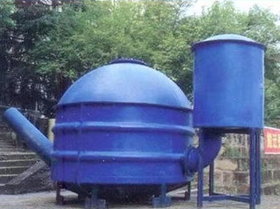 Anti-corrosie FRP glasvezel methaan tank voor industriële commerciële landbouw
