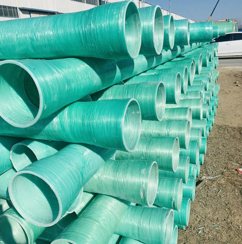 Glasvezel Glasvezelversterkt Frp Plastics Mortar Pipes Grp Pipe Sand Pipe Anti Corrosion