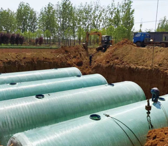 Waterzuivering FRP Septic Tank Ondergrondse afvalwaterzuiveringsinstallatie