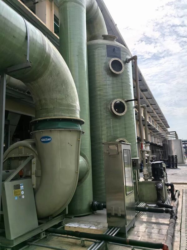 Spray Acid Mist FRP Absorptie Toren Corrosiebestandheid Op maat gemaakte Absorptie tank