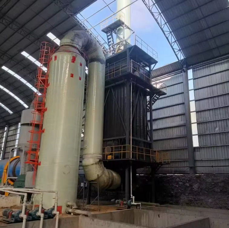1-5 meter in diameter Hoog zuiveringsniveau Frp toren, Ammoniak en zuurnevel gas scrubbers