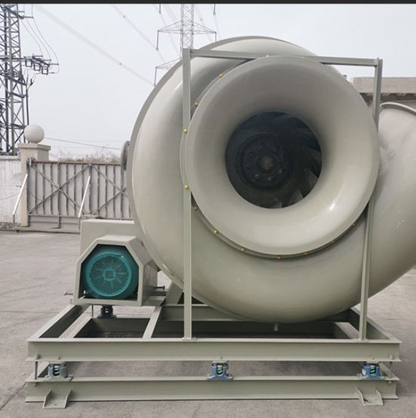 Hoog windvermogen Ronde FRP Centrifugal Blower Fan Anti Corrosion Lage geluid